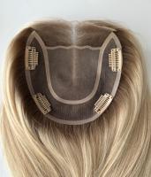 European Human Hair Mono With Lace Base <strong>Topper</strong> Natural <strong>Hairline</strong> Silk Base <strong>Toppers</strong> Cuticle Aligned Human Hair <strong>Topper</strong>