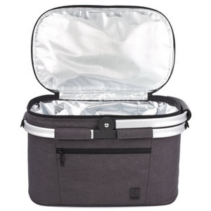 Bolsa térmica <span class=keywords><strong>de</strong></span> compras personalizada con logotipo personalizado, cesta <span class=keywords><strong>de</strong></span> <span class=keywords><strong>picnic</strong></span> térmica plegable con aislamiento - Product Image 4