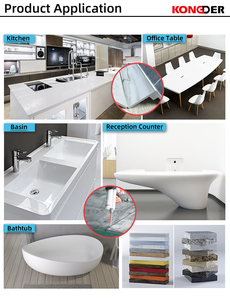 50ml Adhesivo Acrilico De Proporción 10:1 Para <span class=keywords><strong>Encimera</strong></span> De Ingenieria Solida Buena Resistencia Al Agua - Product Image 6