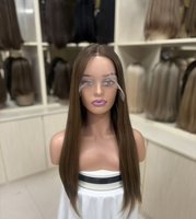 Perruques frontales en dentelle suisse HD en cheveux humains vierges, transparentes et respirantes, pour un look naturel - Vente en gros