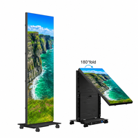Schermo LED per Poster 640x1920mm, Display P2.5 HDR10 per Interni, Alta Frequenza di Aggiornamento 3840Hz, IP65 Impermeabile, Profondità Colore 16-Bit per Negozi e Centri Commerciali