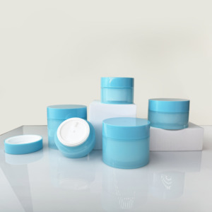 Petg nhựa mỹ phẩm lọ có nắp đậy 100g Mặt Kem hai lớp chai Kem mắt Jar nhựa Kem Jar trường hợp 100g50g80g30g25g - Product Image 1