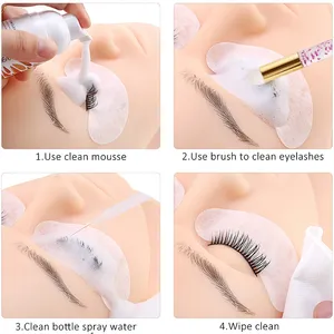 10/1Pcs <b>Eyelash</b> Cleaning Brush Lash Shampoo Brushes Nose Pore Blackhead Remover Deep Brush For <b>Eyelash</b> Extensions Makeup Tools - Product Image 5