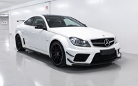 Pare-chocs de voiture en fibre de carbone, lèvre avant pour W204 Classe C C63 Black Series 2012-2014