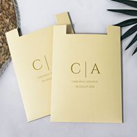 Invitation de mariage de luxe personnalisée, estampage à chaud doré, impression typographique en relief, diverses options d'artisanat disponibles, vente en gros d'usine