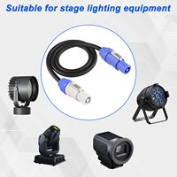 IP65 12AWG 3-poliges PowerCon-Strom verlängerung kabel für LED-Bildschirmstrahl-Moving-Head-Licht, Bühnen licht leistung, Audio-Video-Geräte