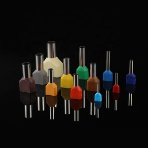 BAOTENG Série <span class=keywords><strong>TE</strong></span> <span class=keywords><strong>22</strong></span> <span class=keywords><strong>6</strong></span> AWG Double entrée, embouts à sertir isolés en cuivre étamé pour fils électriques, bornes à sertir isolées CE - Product Image 2