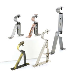 Ome Décorations Supports en fer de qualité fiable Support de <span class=keywords><strong>tringle</strong></span> à <span class=keywords><strong>rideau</strong></span> classique antique pour poteau à <span class=keywords><strong>rideau</strong></span> - Product Image 1