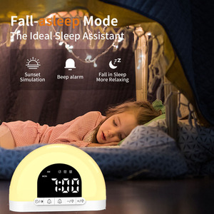 Çocuklar ve Yetişkinler İçin LUMINOVA Gün Doğumu Alarm Saatli Yeni Elektrikli Akıllı Uyandırma LED Işığı, Oturma Odası ve Ofis Kullanımı İçin - Product Image 5