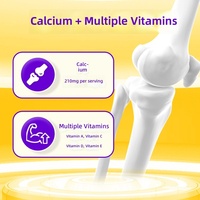 Poudre Protéinée Multivitaminée Jiangxi Riche en Calcium, Gélules Prébiotiques à la Gélatine de Peau d'Âne et aux Dattes Rouges pour l'Amélioration Osseuse