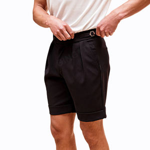 Pantalones Cortos de Traje para Hombre, Estilo Británico Italiano, Casuales, Ligeros y Transpirables, de Cintura Alta, para Verano - Product Image 2