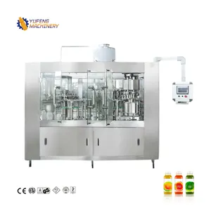 Factory Hot Sale Grape Baobab Pineapple Fruit Juice 18-18-6 6000BPH Plastic Bottle Beverage Filling Machine