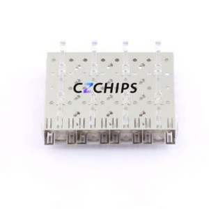 SFP 21982334 1X4HD Optical Module Connector Through hole Component (THT) Connector SFP 4 With Post - Product Image 1