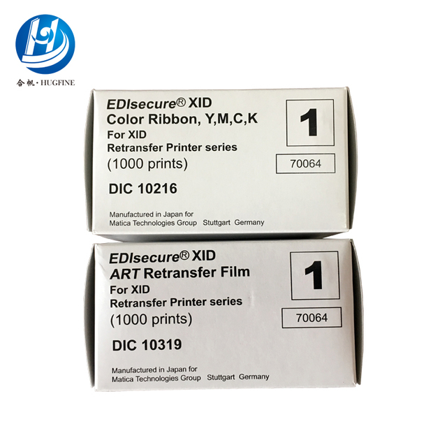 Original DIC 10216 & DIC 10319 Matica EDIsecure XID Print Consumables