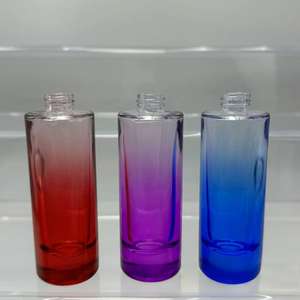Screw on 30ml Color Gradient Perfume and Cosmetic <b>Dispensing</b> Glass <b>Bottles</b> with Sprayers Transparent Products - Product Image 4