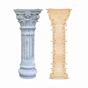Hot Bán Nhựa ABS Đúc Trong Nơi Bê Tông La Mã Cột Trụ Cột Khuôn Vòng Cột Ván Khuôn Cho Nhà Xây Dựng Bài Trang Trí - Product Image 1