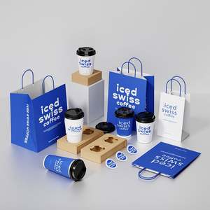 Wholesale Durable Coffee Packaging Hand-Held <b>Paper</b> <b>Bags</b> Cute Patterns Recyclable Reusable Colored Kraft <b>Paper</b> <b>Bags</b> for Coffee - Product Image 5