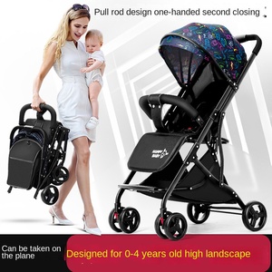 Cochecito <span class=keywords><strong>de</strong></span> Bebé Ecológico con Diseño <span class=keywords><strong>de</strong></span> Barra Telescópica, Plegable con una <span class=keywords><strong>Mano</strong></span>, Apto para Avión, Ligero y con Vista Panorámica - Product Image 3