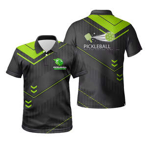 OEM Custom Sublimation Team Jersey ODM Pickleball Polo Shirts Tennis Jerseys Golf Badminton Wear Polo Shirts