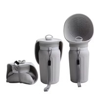 Bouteille d'eau pliable en silicone portable de 620 ml, légère, pour animaux de compagnie, distributeur d'eau pour chien, voyage en plein air