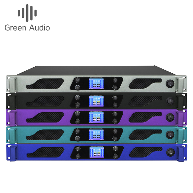 GAP-DC4000 4 Channels Power Amplifiers with 12 Inch 1U Digital 1000 Watt Profession Portable Class D Power Show Outdoor Concert