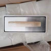 Outil de plâtrage de haute qualité, meilleur modèle, en mousse de caoutchouc éponge vert foncé, 5*12*1 pouce, avec manche en bois, épaisseur 19-25mm, pour cloisons sèches