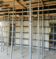 Puntal de Apuntalamiento de Alta Resistencia Q235 Galvanizado para Construcción, Soporte Ajustable de Acero para Encofrado de Losas
