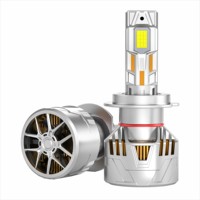 Phare LED GICOO X80 200W 6000K H1/H3/H4/H7/H11/9005/9006 CSP 12V Nouveau 20000 Lumens Adaptation Universelle Rétrofit/Amélioration Garantie 1 An