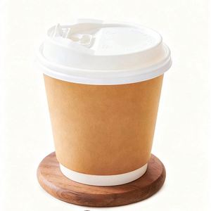 Gobelet à café jetable en papier à double paroi de 12 oz, isotherme, biodégradable, recyclable, imprimé sur mesure, pour café chaud - Product Image 5