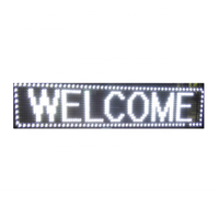 Affichage lumineux LED de haute qualité à vente chaude, ouvert, SMD, 100x20cm
