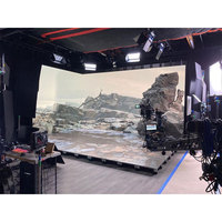 Pared de Fondo Curva con LED para Producción Virtual en Estudio con Unreal Engine
