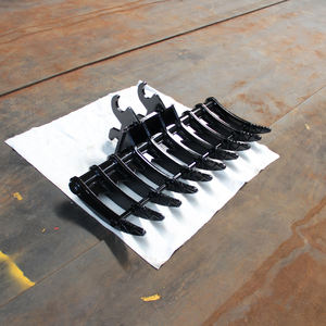 Râteau à racines pour <span class=keywords><strong>mini</strong></span>-excavatrice, vente chaude, défrichement de jardin, OEM/ODM - Product Image 3