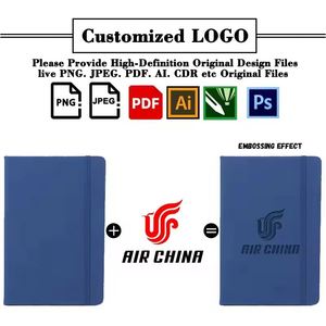 Carnet personnalisé avec logo, couverture en cuir PU A6 A5, avec bande élastique, cadeau d'entreprise promotionnel, fournitures scolaires, vente en gros - Product Image 2