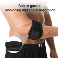 CONRIDA Réglable Noir Sport Compression Coudière Soulager Tendinite Avant-Bras Douleur Sangles De Soutien De Protection pour le Printemps
