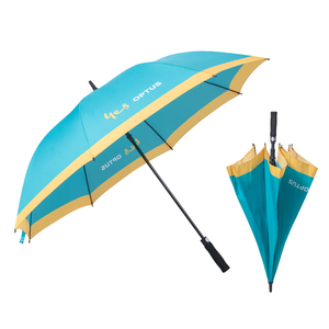 Custom Digital Print Umbrella Golf Business Windproof Large Size Straight Umbrella for Advertising