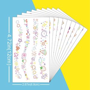 New Design Lovely Tiny Temporary Tattoo Stickers for Face Hands - Product Image 1