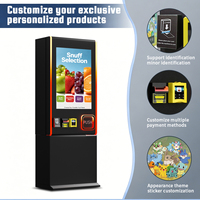 Distributeur mural compact et fiable pour la vente de Snus Zyn, acceptant les paiements en espèces et par carte avec vérification d'identité
