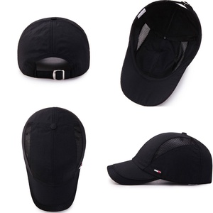 Gorra de béisbol deportiva para hombre, transpirable, de malla, de secado rápido, ajustable, para exteriores, venta al por mayor, personalizada - Product Image 2