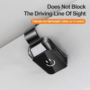 Multifunctional Abs Glasses Holder Logo Option for Myopia Sunglasses Use Eyeglasses Hanger <b>Car</b> <b>Interior</b> Accessories - Product Image 2