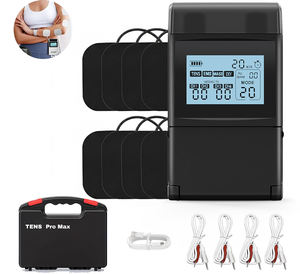 TENS Pro <span class=keywords><strong>Max</strong></span>: Massaggiatore Elettrico a Impulsi per Muscoli, 60 Modalità, Ricaricabile, per Dolori a Schiena e Collo, Recupero Muscolare, per Spalle e Braccia - Product Image 2