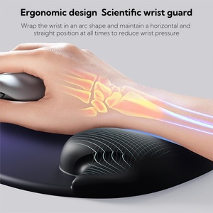 Custom Logo Color Keyboard Wrist Support Mousepads Ergonomic Silicone <b>Mouse</b> Pad Wrist Rest Set for Keyboard and <b>Mouse</b> - Product Image 2
