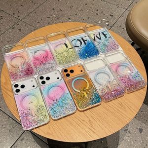 เคสโทรศัพท์มือถือมีกากเพชรแบบแม่เหล็กสำหรับ iPhone 14 15 16 17 PRO <span class=keywords><strong>MAX</strong></span> Star แบบใส - Product Image 1