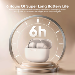 VIDVIE Tai nghe nhét tai không dây TWS cuộc gọi độ nét cao âm thanh nổi hoàn hảo v5.4 màu trắng di động Tai nghe nhạc chơi game không dây - Product Image 3