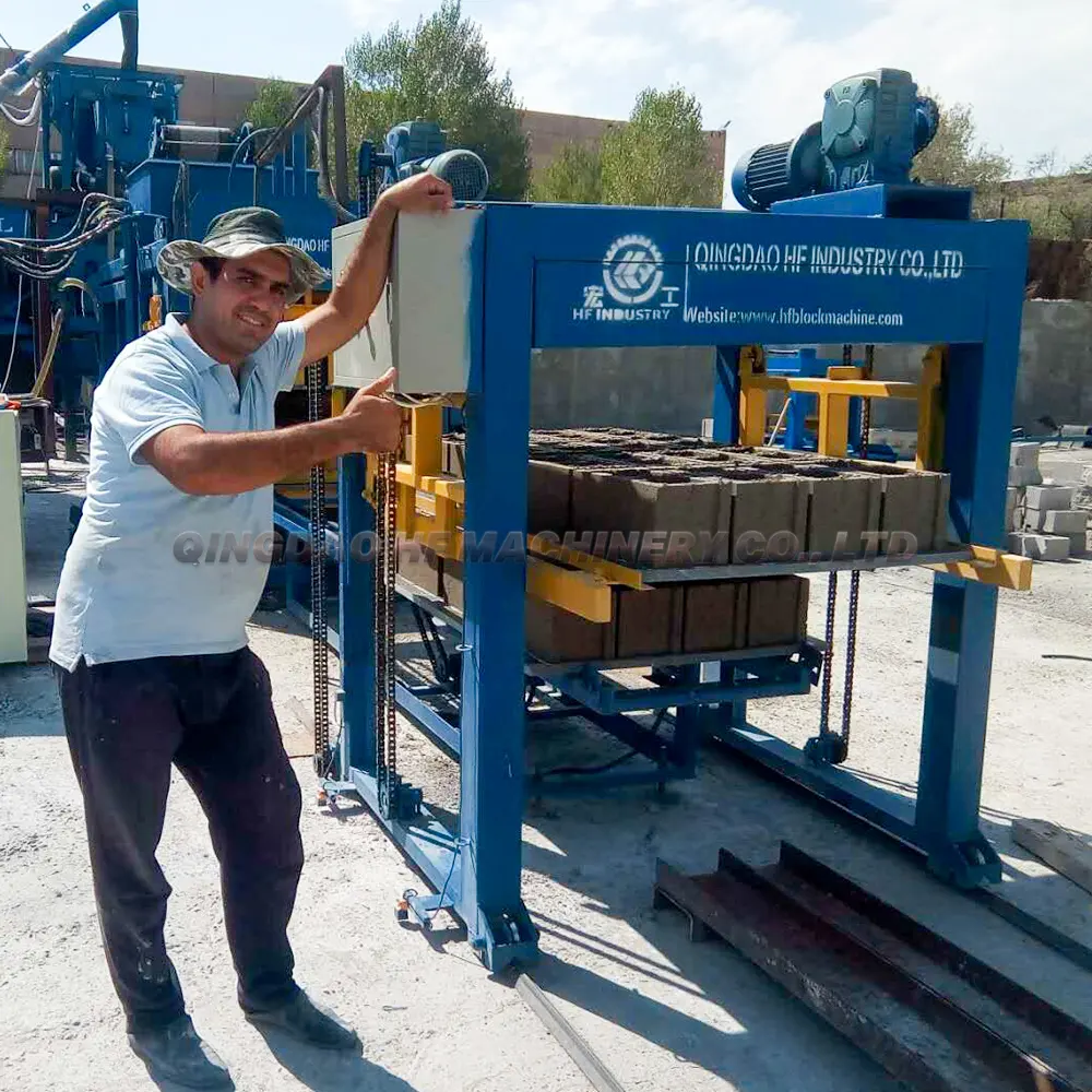 Máquina de bloques de construcción HF para agente de la República Democrática del Congo