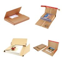 Enveloppes pour livres auto-adhésives, boîtes d'emballage réglables, emballage pour livres, boîtes postales en carton