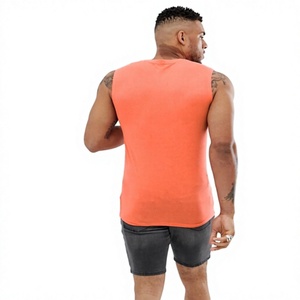 All'ingrosso Custom Gym percorsa canotta canotta da uomo traspirante gilet Casual lavorato a maglia metodo di tessitura - Product Image 4