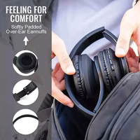 Écouteurs Sans Fil P47 de Bonne Qualité à Prix Abordable, Casque Sans Fil Compatible Carte SD, Microphone Intégré et Connexion Filaire