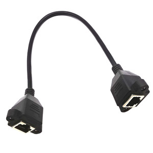 อะแดปเตอร์เครือข่าย Cat5e RJ45 หญิงต่อหญิง 0.3 ม. พร้อมขายึดสำหรับต่อขยายอีเธอร์เน็ต - Product Image 3