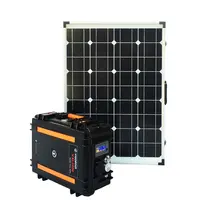 थोक Lifepo4 2000Wh 2kw सौर पावर स्टेशन बंद ग्रिड सुरक्षा 2000 W पोर्टेबल सौर जनरेटर