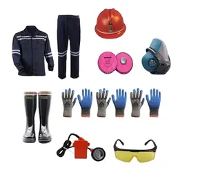 Factory mining PPE suits Safety helmets clothing shoes gloves